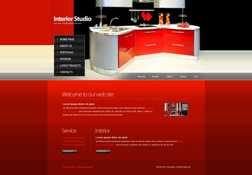 Website laten maken met Interieur en Meubels 423 webdesign